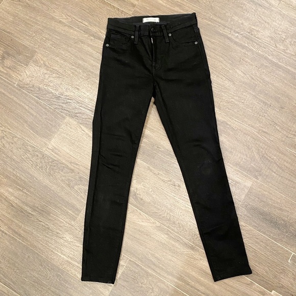 Madewell Denim - Madewell 9” High Riser Skinny Skinny Black